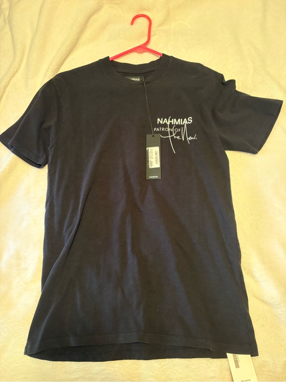 Nahmias Black Short-Sleeve Logo Tee